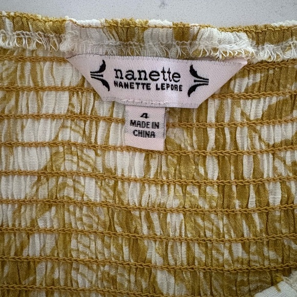 Nanette Lepore Tiered Ruffle Tropical Floral Palm Maxi dress. Size 4 - Picture 5 of 7